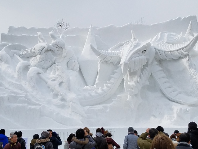 Final Fantasy Snow Sculpture - Two Second Street - www.twosecondstreet.com